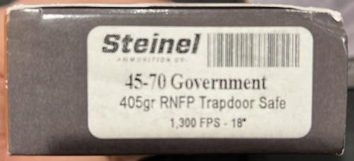 Steinel 45-70 Government 405gr RNFP Trapdoor Safe 2 Boxes | Utah Gun Trader | UtahGunTrader | Utah Gun | Gun Traders | Online Gun Shop